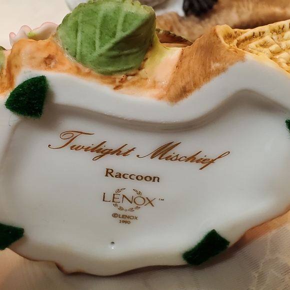 Lenox Porcelain Raccoon - Picture 8 of 9